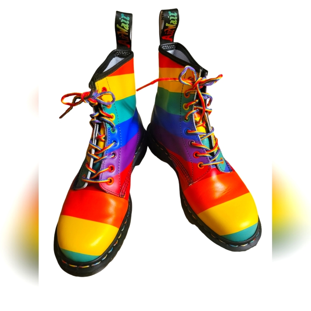 PRIDE Rainbow Doc Martens
